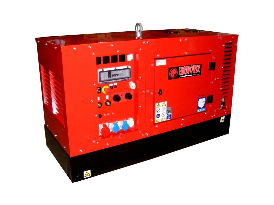Дизельный сварочный генератор	EUROPOWER	EPS 400 DXE DC